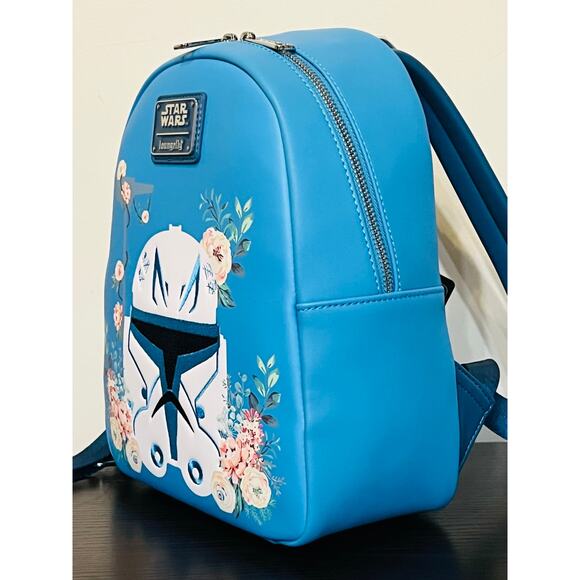 Exclusive Star Wars Clone Wars Captain Rex Floral Loungefly Backpack main image 4